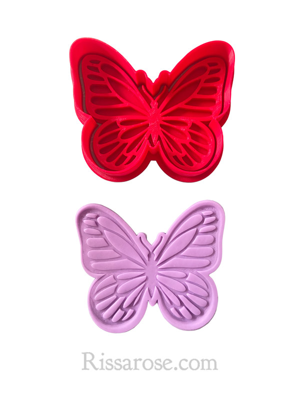 Butterfly cookie cutter stamp – Monarch butterfly Encanto theme