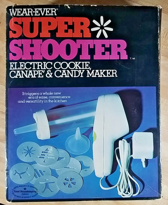 Wear-Ever 70001 Super Shooter Electric Cookie Canape Candy Maker Dessert Salad