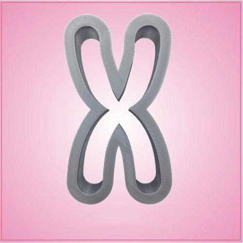 X Chromosome Cookie Cutter 3-1/4 inches tall, 1-3/4 inches wide