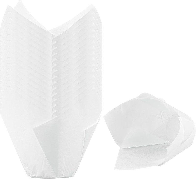 2 Ounce Tulip Baking Cups 200 Oven-Ready Cupcake Liners –