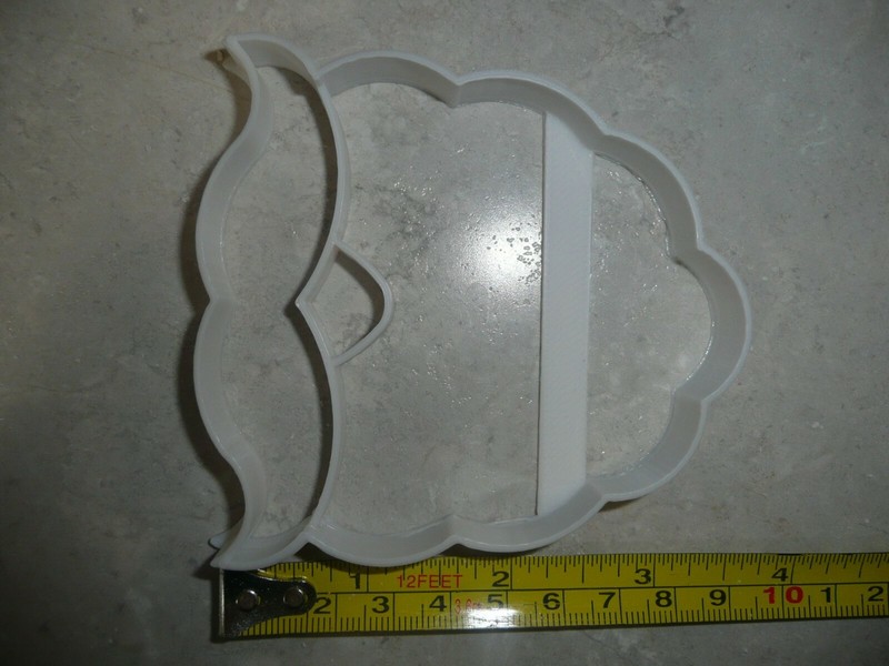 SANTA CLAUS, ST NICK BEARD CHRISTMAS COSTUME PIECE COOKIE CUTTER USA PR3247 gallery