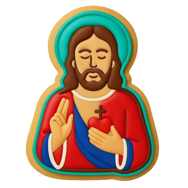 Divine Savior Jesus Cookie Cutter - 4x2.9" Creative Baking Design Set gallery