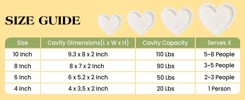 8 Inch Silicone Heart Shaped Cake Pans Small Heart Cake Pan Set Nonstick gallery