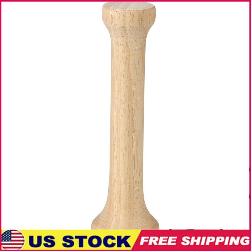 Dual-Sided Tart Tamper Hardwood Pie Cookie Quiche Dough Press Baking Tool New