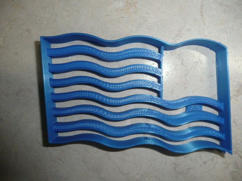 WAVING AMERICAN FLAG USA UNITED STATES STARS STRIPES COOKIE CUTTER USA PR902 gallery