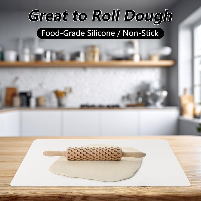 12” x 16”Non-slip Translucent, Clear Silicone Mats for Kitchen Counter gallery