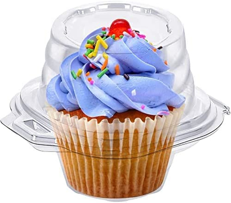 Cupcake Boxes Individual Cupcake Containers, 50 Packs Regular Single Cupcake Hol