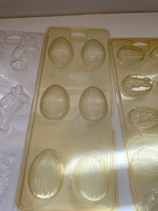 Chocolate Easter Moulds X 3 With Bunny’s Eggs Ducks Decorate Idea Cakes Biscuits gallery