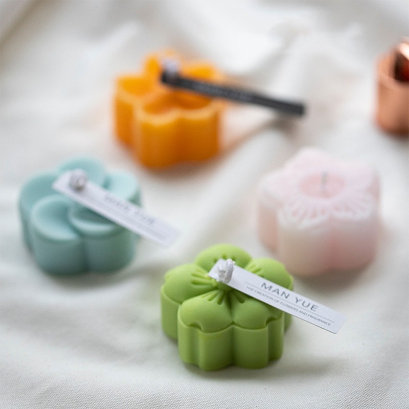 Exquisite Flower Shape Silicone Molds for Soaps Making Easy to Use Clean Durable gallery