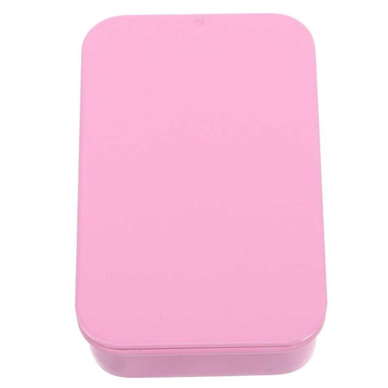 Metal Keepsake Tin Candy Box Rectangular Boxes with Lids Retro Style Canister gallery