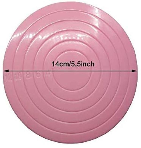 Mini Spinning Cookie Turntable With A Scriber Needle gallery