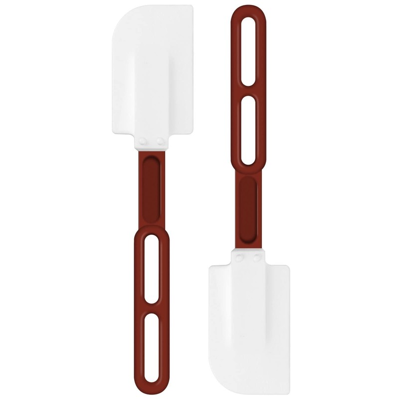 High-Temp Silicone Spatulas, 10'' Commercial Spatula 500°F Heat-Resistant N