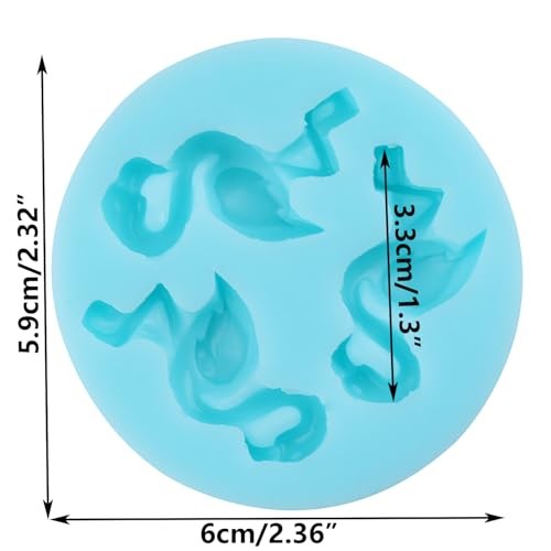 3D Flamingo Fondant Molds Flamingo Silicone Mold for Cake Decorating Style G gallery