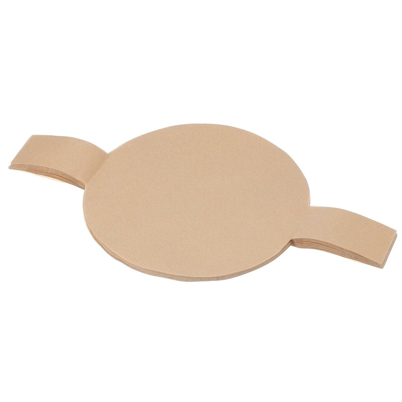 8″ Round Oven Paper (100pcs, Wood Color)