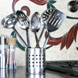 Select Wooden Handled Silicone Jar Spatula, 9.25 inches in gallery