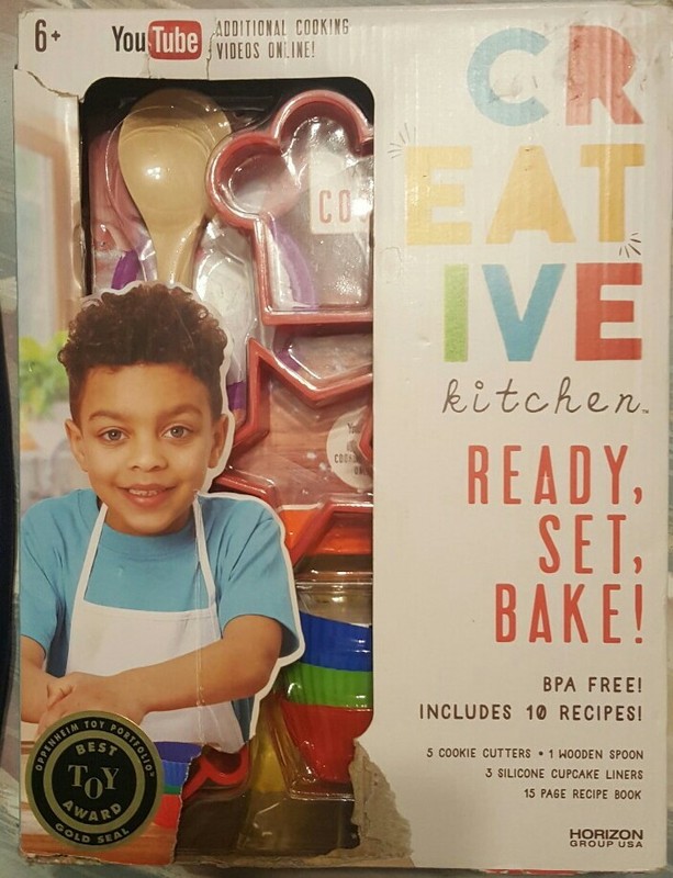 Kids Creative Kitchen Baking Set, Ready, Set, Bake Teach kids to bake – NEW