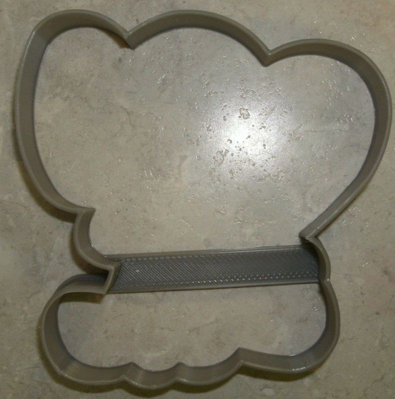 6 X SIZE 1.75" BABY ELEPHANT OUTLINE CALF GENTLE GIANT ANIMAL ZOO FONDANT FD2557 gallery