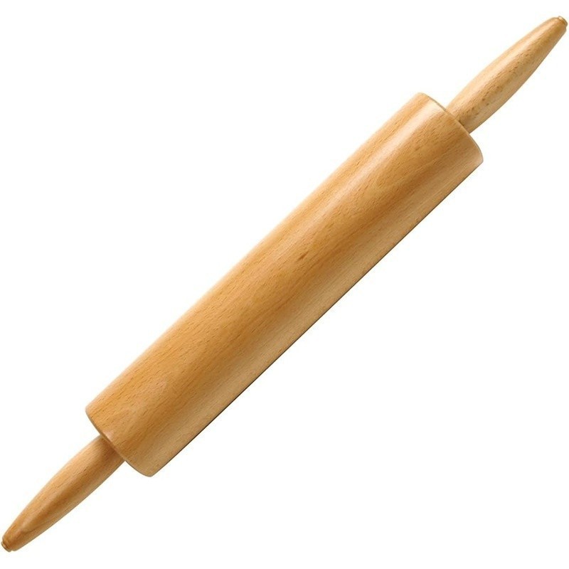 Wood Rolling Pin Kitchen Baking Tool Dough Roller Pastry Cooking Utensil New gallery
