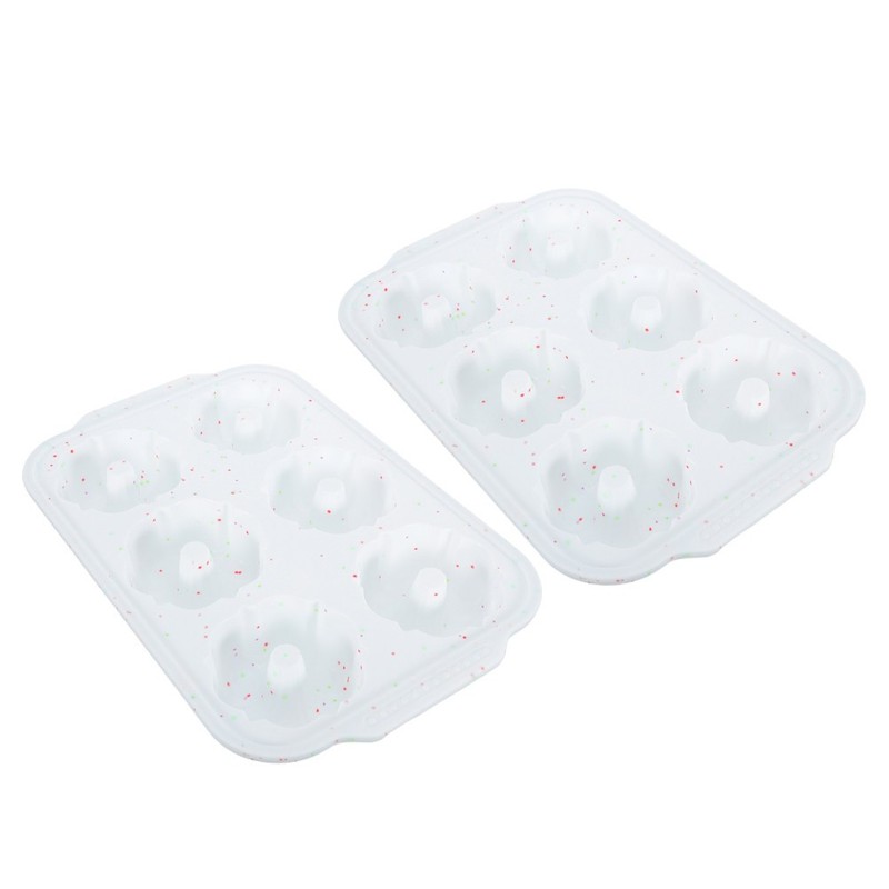 2 Pcs Silicone Baking Mold Cake Molds for Donut Pan Cupcake Moulds gallery
