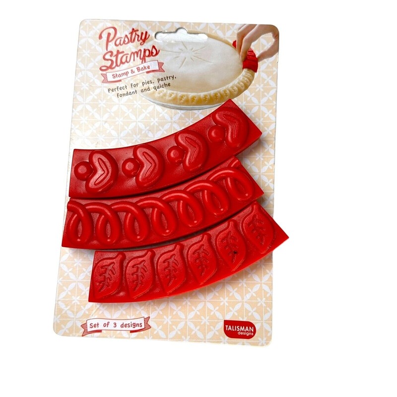 Talisman Designs Pastry Guide & Stamps Set For Crusts Pies Fondant & Tarts gallery