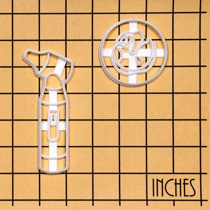Otoscope & Tympanic Membrane Cookie Cutters Set - audiology ENT ear hearing deaf gallery