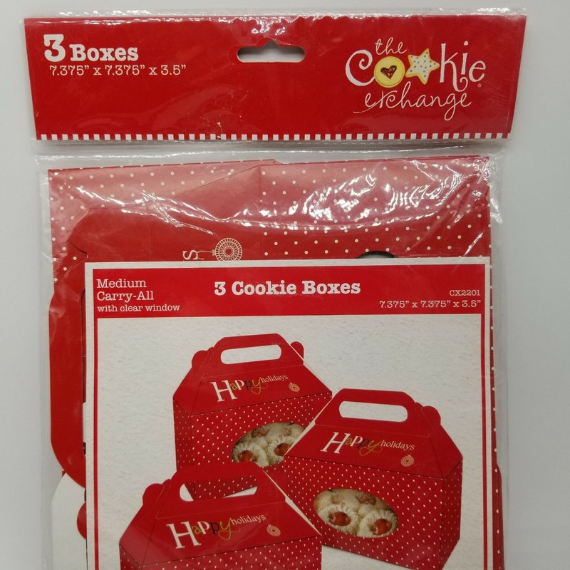 Cookie Treat Muffin Pastry Bagel Take Away Gift Food Boxes Totes Medium 9 Boxes gallery