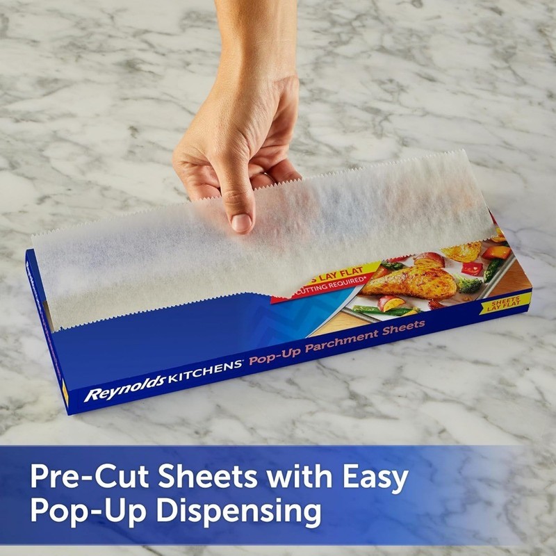 Up Parchment Paper Pre Cut Sheets 10x13 Inch 30 Count Non Stick Baking Paper gallery