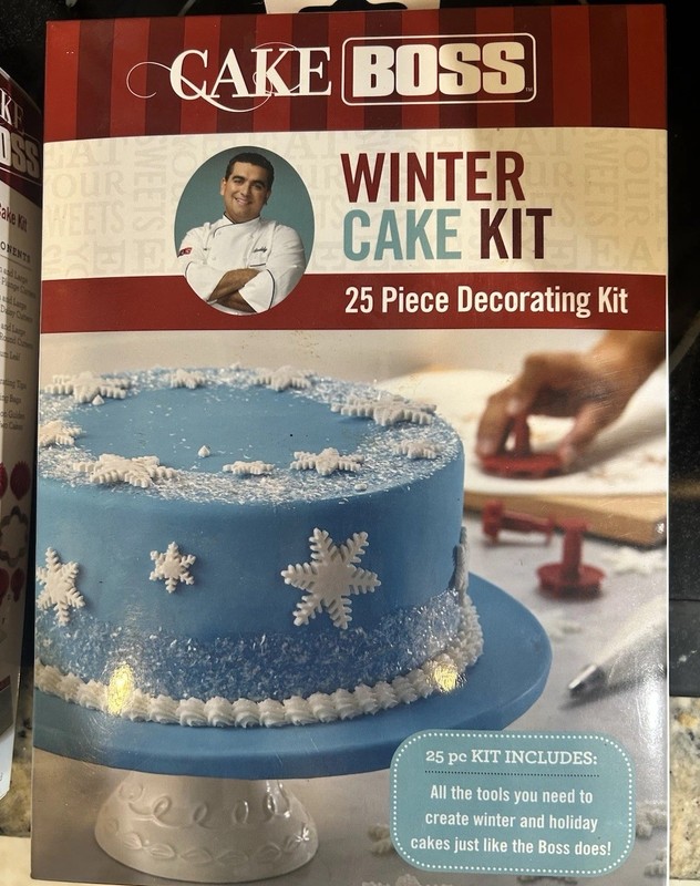 Never Used Winter Cake Boss Decorating Kit