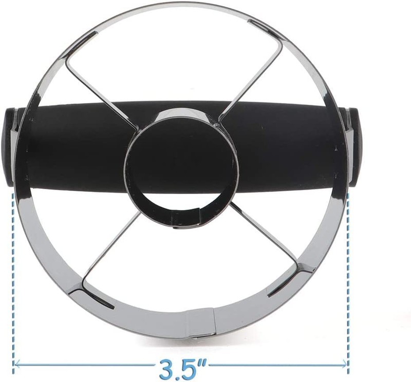 Donut Cutter, 3.5 inch Stainless Steel Doughnut Cutter with Soft Grip Handle,... gallery