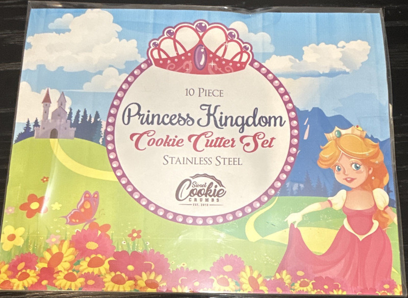 Sweet Cookie Crumbs Princess Kingdom Cookie Cutters 10 ct Stainless Steel Silver