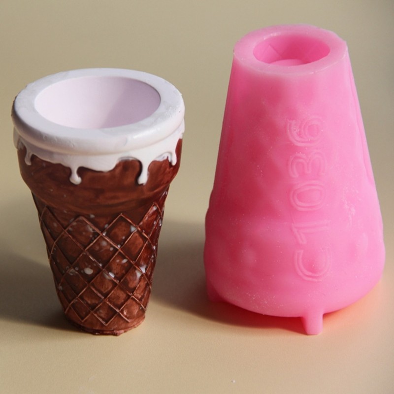 Fun Ice Cream Cup Shaped Silicone Mold For Chocolate Making And Craft Projects gallery