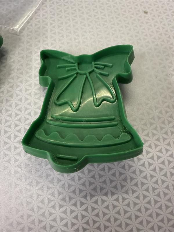 vintage cookie cutters Santa,tree,snowman,bell,Happy Birthday art mold