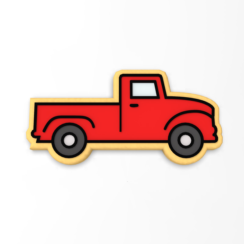 Vintage Truck Cookie Cutter & Stamp | Car Rustic Auto Motor Pickup Gas Junker #1 gallery