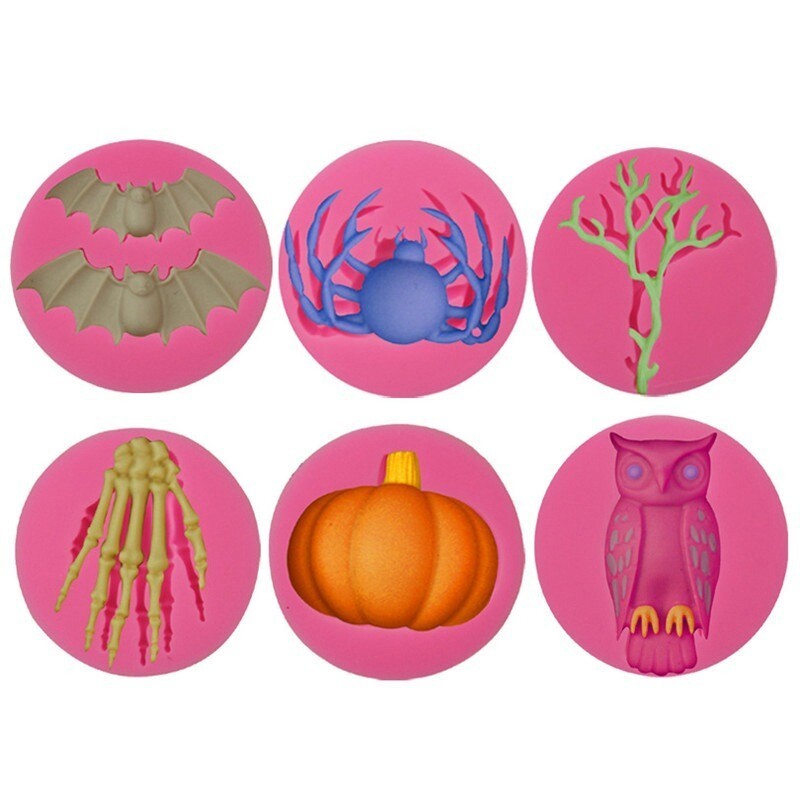 Silicone Sugarcraft Mould Cake Topper Chocolate Baking Halloween Fondant Mold gallery