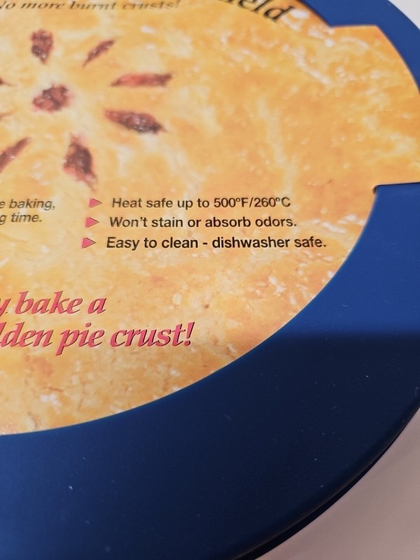 Norpro Reusable Silicone Pie Crust Shield Fits Up To 10" Prevents Burning Spills gallery