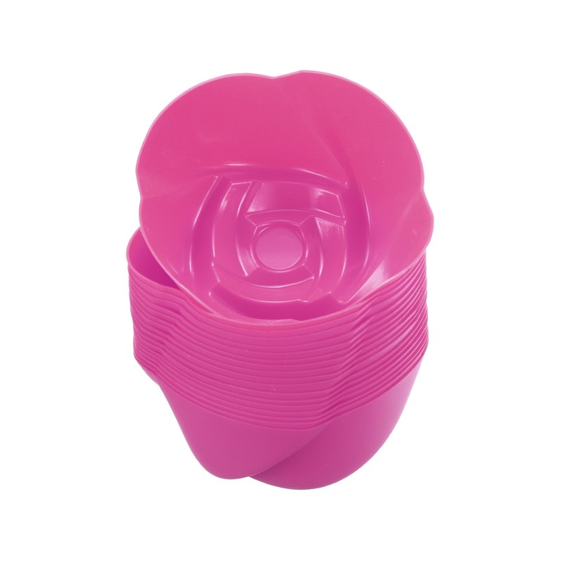 18pcs Silicone Cupcake Liners 2.75 Inch Rose Red