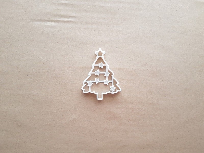 Christmas Tree Star Xmas Shape Cookie Cutter Dough Biscuit Pastry Fondant Sharp gallery