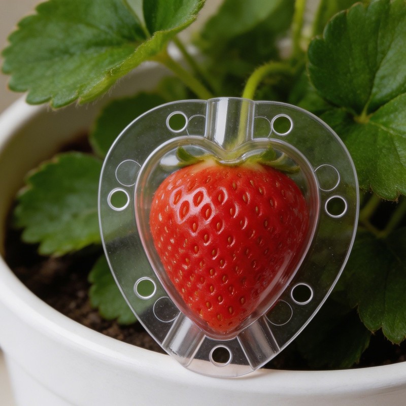 6 Pcs Strawberry Shaping Mold Molds Fruit Garden Mould Tool Plant gallery