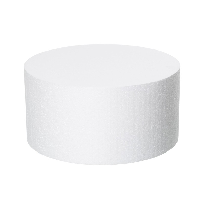 Round Foam Cake Dummies 12x6 Inch Polystyrene Circle Dummy Modeling Crafts gallery