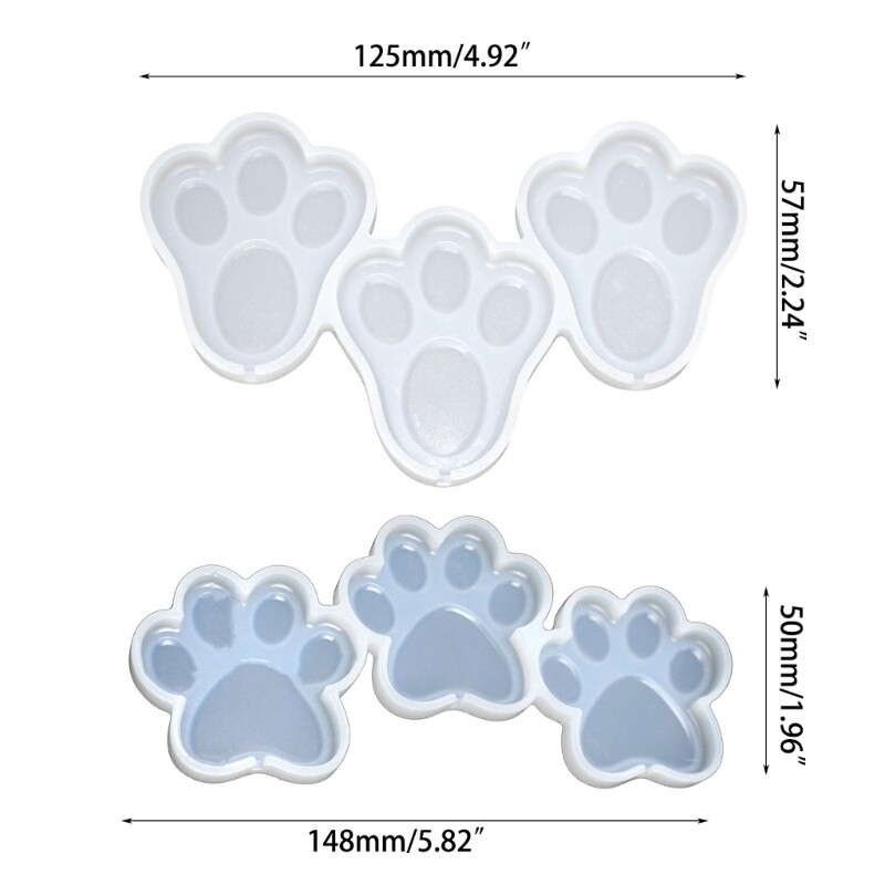 Animal Paw Shaped Lollipop Mould Silicone Material Baking Gift for Baking Lover gallery