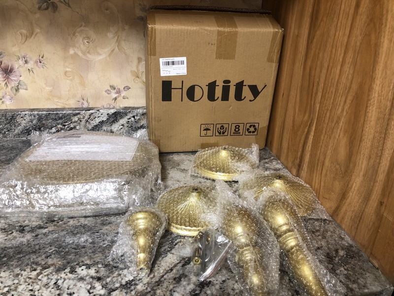 New Hotity Set Of 3 Cake Stands Gold