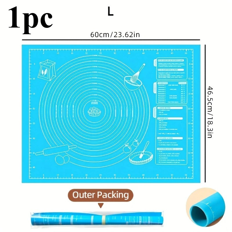 Thickened Dough Rolling Mat,Reusable Baking Mat,Multi-Functional Non-Stick Pastr gallery