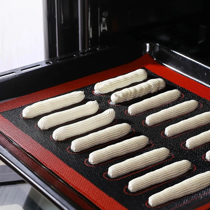 Reusable Silicone Baking Mat with Puff Round Patterns for Cookies Macaron gallery