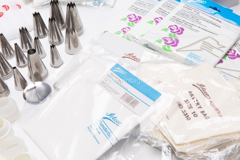 Huge Bakers Pastry Lot Tips Bags Restaurant Cake Decorating Ateco All NEW!! gallery