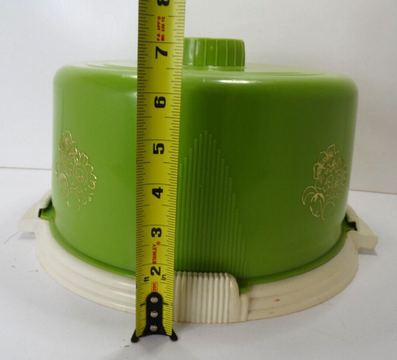 Locklift Green Cake Cover No. 600 Made In USA, Vintage gallery