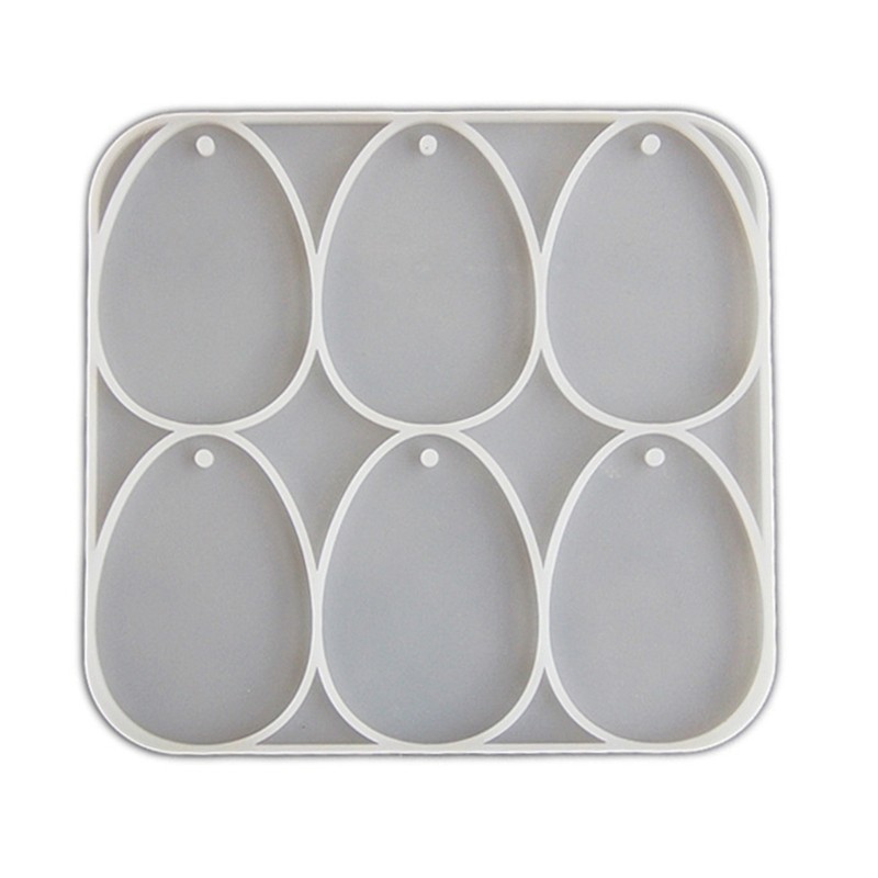 Easy to Use Silicone Mold Large Eggs Shape Jewelry Mould for Baking and Freezing