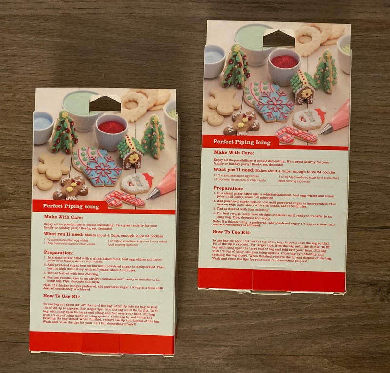 🧁 DECORATING KIT 2 PACK 12pc Each DISPOSABLE BAGS + TIPS For COOKIES & CAKES A7 gallery