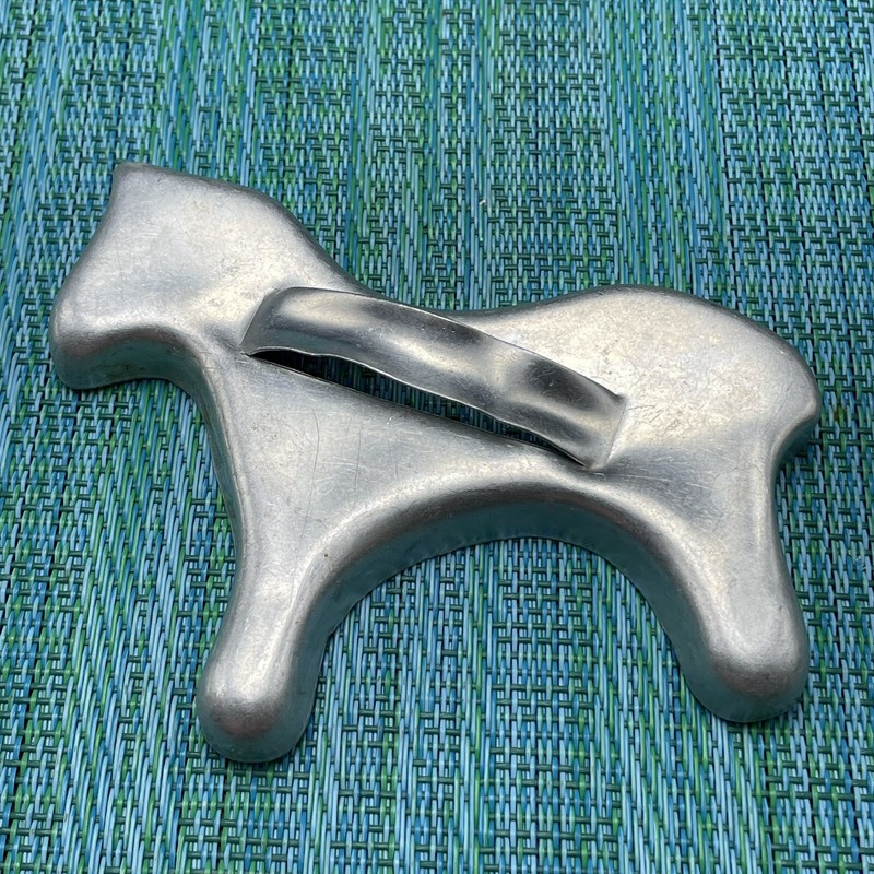 2 Vtg Horse Pony Unicorn Cookie Cutters Tin Rodeo Wild West Western Farm Party gallery