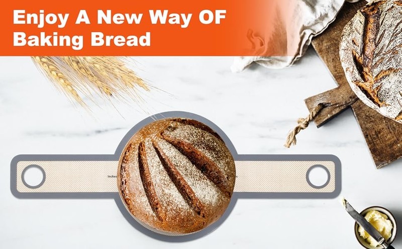 Silicone Bread Sling Oval- Non-Stick & Easy Clean Reusable Oval Silicone Baking gallery