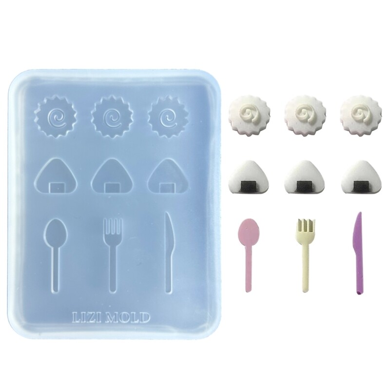 Biscuit Cake Making Mold Flower Rose and Fork Silicone Baking Molds gallery